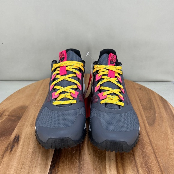 The North Face Mens Futurelight Trail Running Shoes Grey Pink Yellow Size 9 main image 4